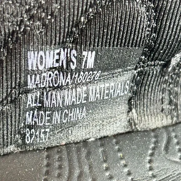 Eddie Bauer Water Shoes Womens 7 Black Gray Sandals Madrona Waterproof - Picture 8 of 11